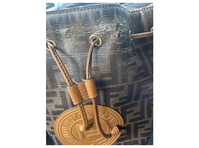 Mon Tresor Borsa Fendi Mon Trésor grande marrone - vista 10