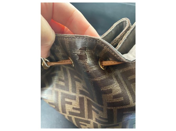 Mon Tresor Borsa Fendi Mon Trésor grande marrone - vista 12