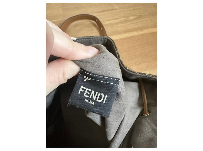 Mon Tresor Borsa Fendi Mon Trésor grande marrone - vista 8