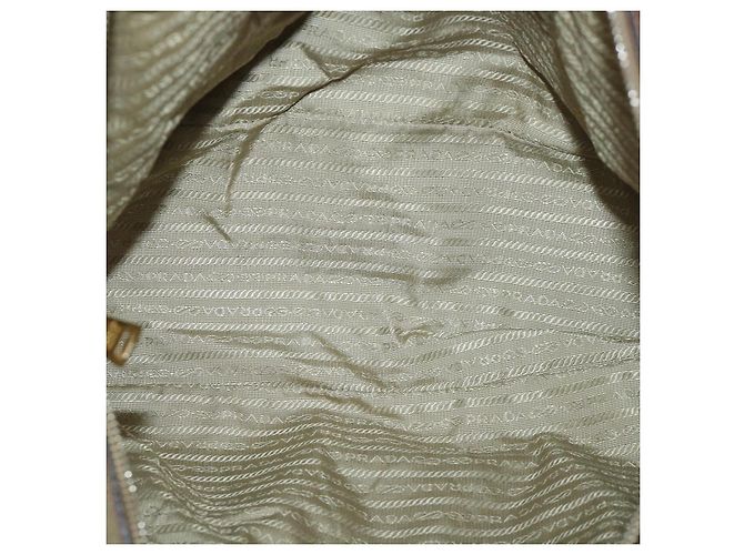 PRADA Borsa a Spalla Tela di Nylon 2modo Brown Auth bs8742 - vista 10