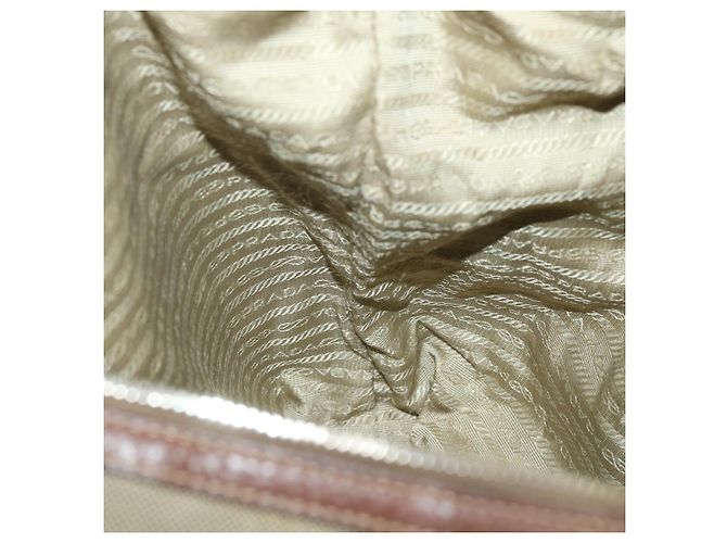 PRADA Borsa a Spalla Tela di Nylon 2modo Brown Auth bs8742 - vista 20