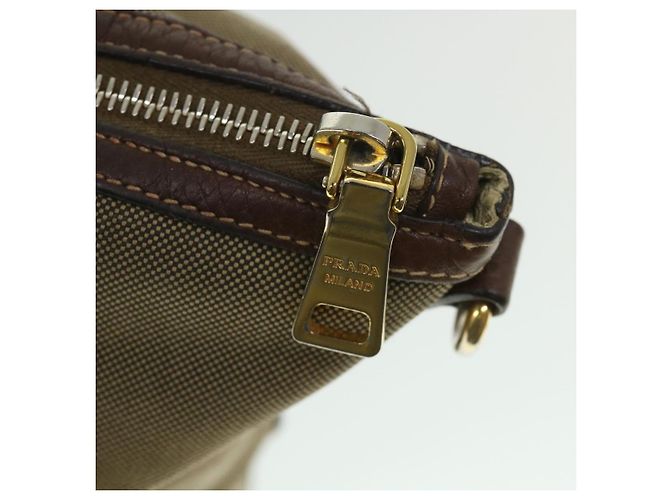 PRADA Borsa a Spalla Tela di Nylon 2modo Brown Auth bs8742 - vista 9