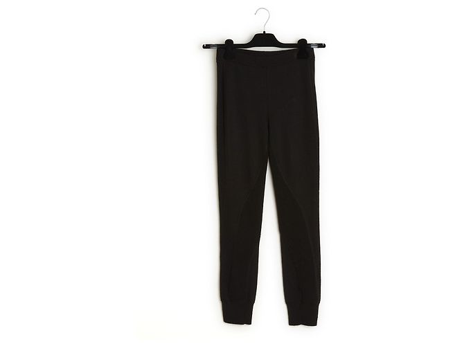 Alexander Mcqueen Calça Legging Malha Lã Preta FR36 Preto - vista 5