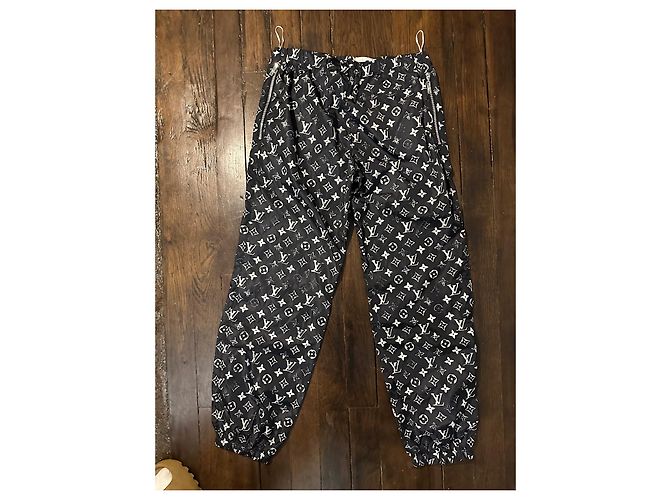 Joggers LOUIS VUITTON38 Negro Blanco - vista 2