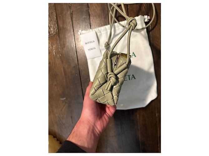 Loop Piccolo Bottega Veneta Cachi - vista 3