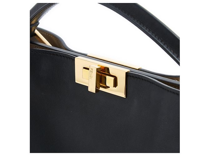 Fendi Peekaboo großes schwarzes Armband - Ansicht 3