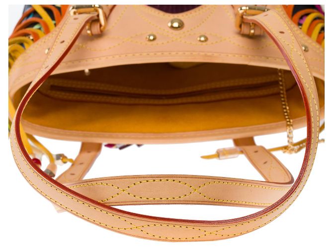 Bucket Borsa a Secchiello LOUIS VUITTON in Tela Multicolor - 101532 Multicolore - vista 11