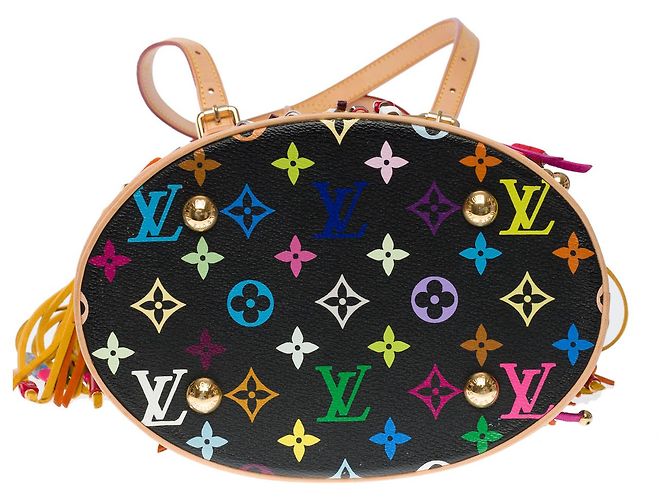 Bucket Borsa a Secchiello LOUIS VUITTON in Tela Multicolor - 101532 Multicolore - vista 12