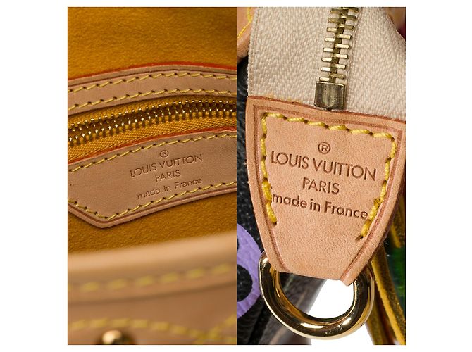 Bucket Borsa a Secchiello LOUIS VUITTON in Tela Multicolor - 101532 Multicolore - vista 8