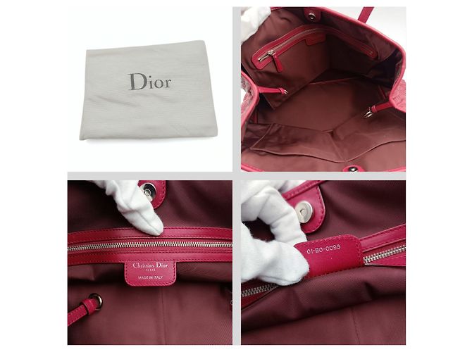 Christian Dior bolso de hombro Panarea burdeos - vista 7