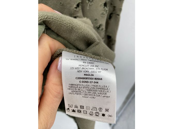 Moncler prendas de punto y sudaderas T.International M Algodón Caqui - vista 3