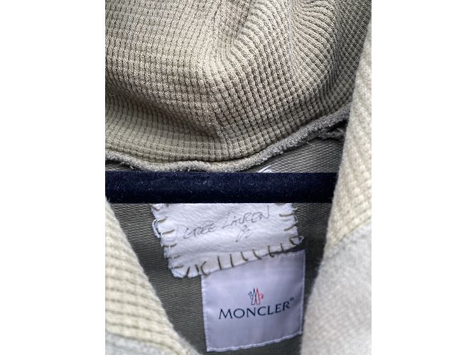 Moncler prendas de punto y sudaderas T.International M Algodón Caqui - vista 4