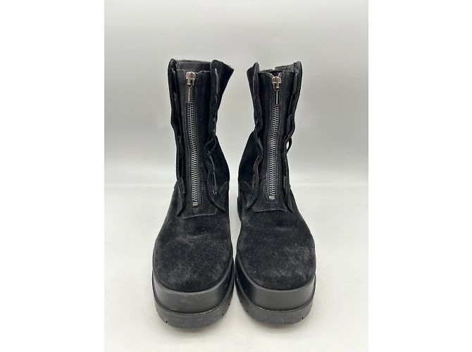Autre Marque Nicht signiert / Unsignierte Stiefeletten T.EU 38.5 Samt - Ansicht 5