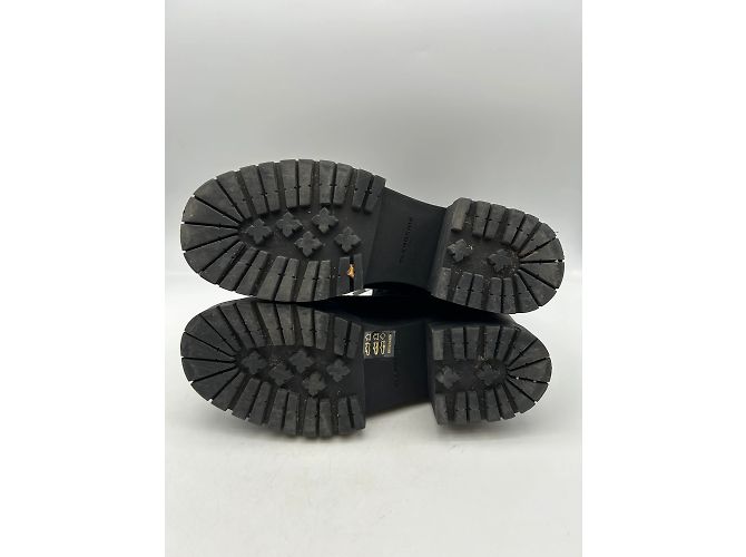 Autre Marque Nicht signiert / Unsignierte Stiefeletten T.EU 38.5 Samt - Ansicht 6