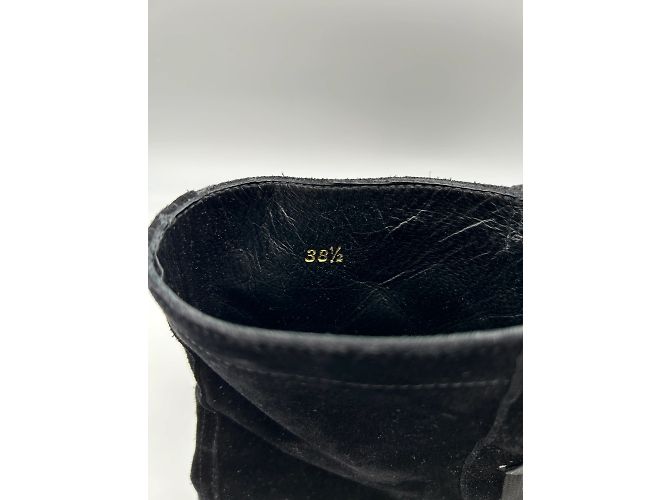 Autre Marque Nicht signiert / Unsignierte Stiefeletten T.EU 38.5 Samt - Ansicht 8