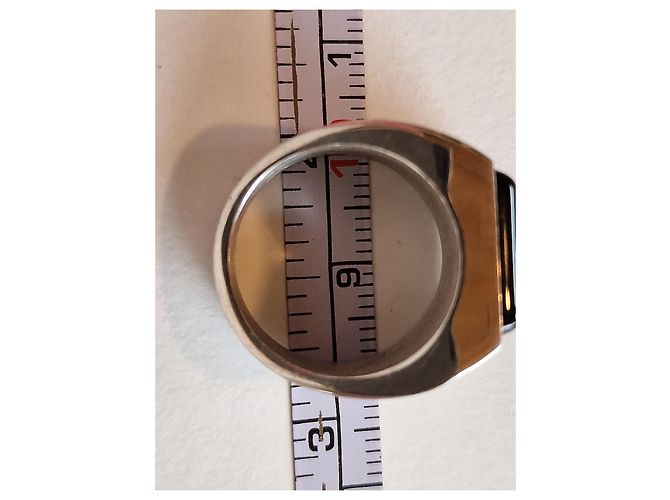 Anello con sigillo Kenzo in argento e onice Nero - vista 7