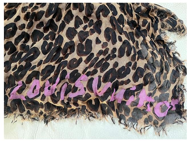 Louis Vuitton Bufandas Castaño - vista 2