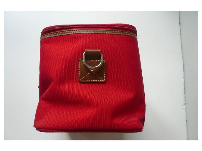LANCEL Vanity Tela rigida rossa BE - vista 4