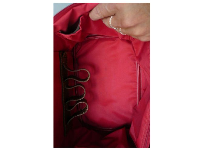 LANCEL Vanity Tela rigida rossa BE - vista 6