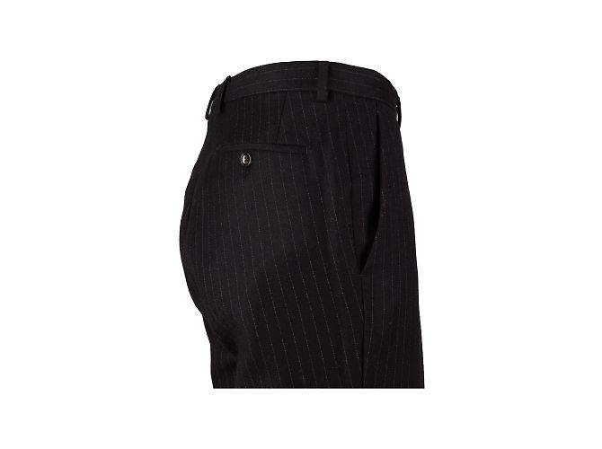 Pantaloni gessati Gucci Nero - vista 4