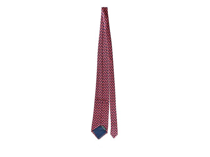 Autre Marque Zanolini Silk Tie Red Ladybug Print - view 2