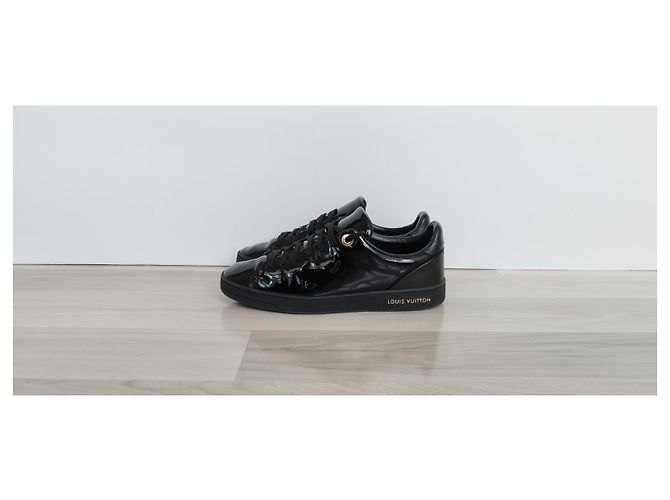 Louis Vuitton Frontrow Sneaker Lackleder Schwarz 36 - Ansicht 2