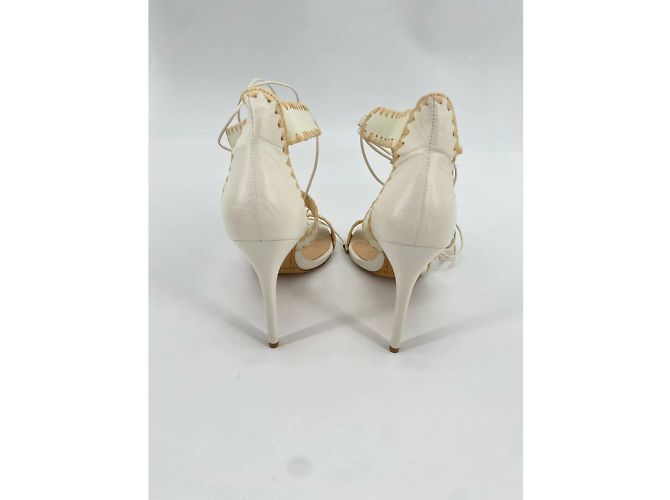 Sandali Alexandre Birman T.EU 36 Pelle Bianco - vista 5