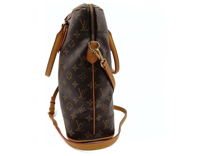 Borsa a tracolla Louis Vuitton CarryAll MM in tela monogram Marrone - vista 2