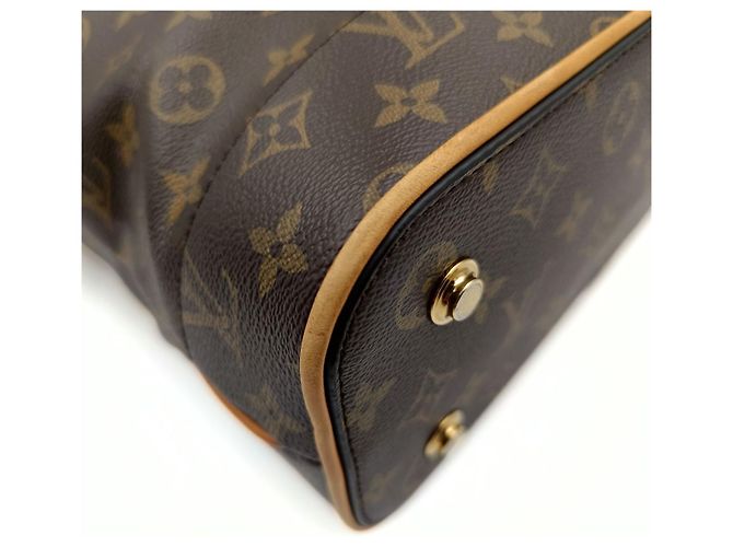 Borsa a tracolla Louis Vuitton CarryAll MM in tela monogram Marrone - vista 5