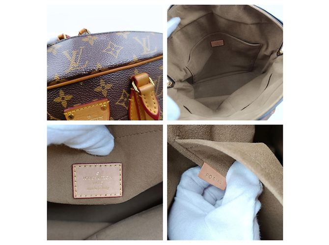 Borsa a tracolla Louis Vuitton CarryAll MM in tela monogram Marrone - vista 7