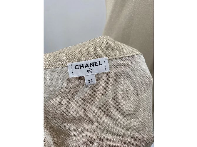 Chanel Kleid T.FR 34 Viskose Golden - Ansicht 7