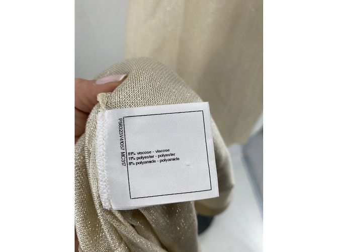 Chanel Kleid T.FR 34 Viskose Golden - Ansicht 9