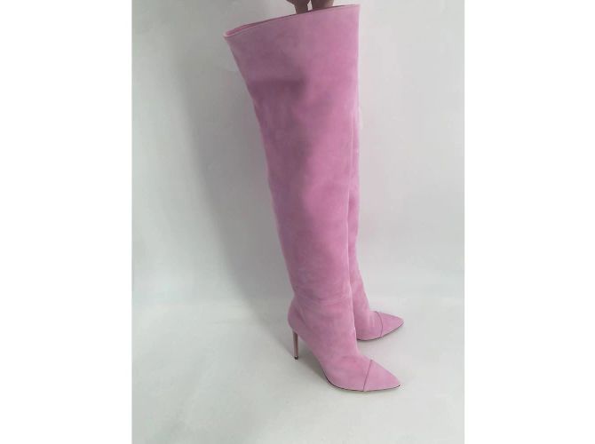 Ralph & Russo Stiefel T.EU 38 Wildleder Pink - Ansicht 4