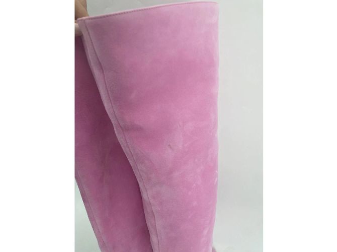 Ralph & Russo Stiefel T.EU 38 Wildleder Pink - Ansicht 6