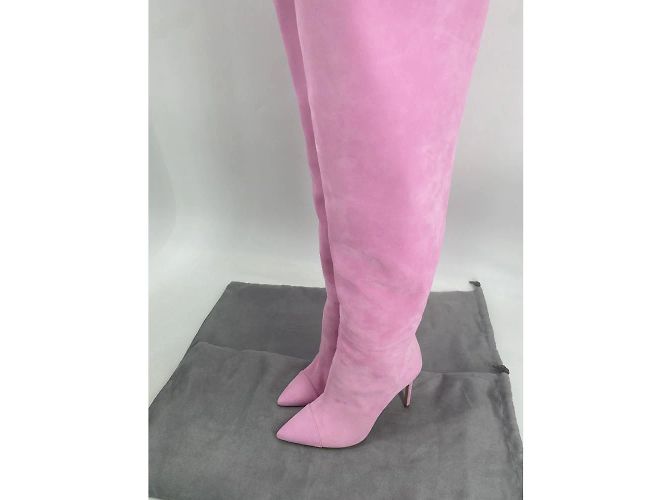 Ralph & Russo Stiefel T.EU 38 Wildleder Pink - Ansicht 8