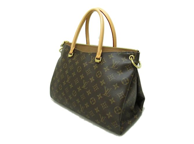 Louis Vuitton Borsa tote Pallas con monogramma M40907 Marrone - vista 2
