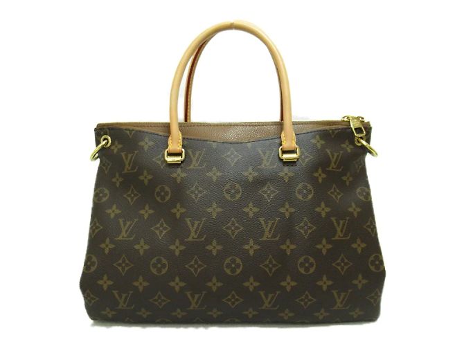 Louis Vuitton Borsa tote Pallas con monogramma M40907 Marrone - vista 3