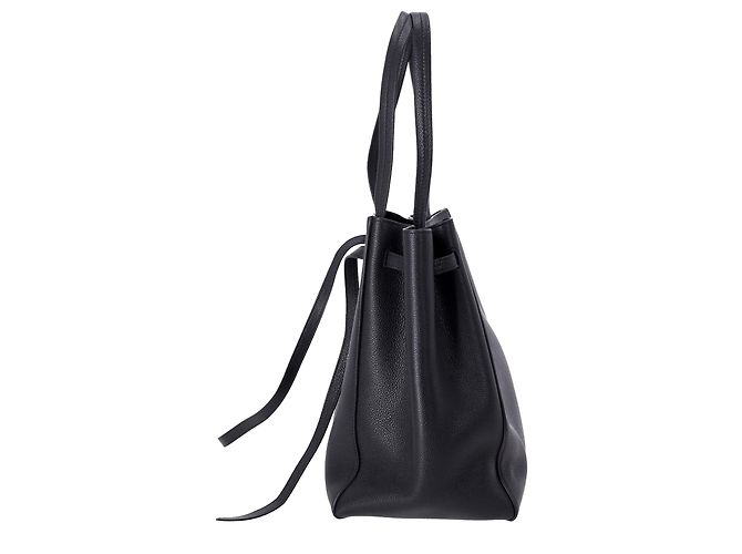 Céline Borsa Celine Phantom Cabas in pelle nera - vista 2