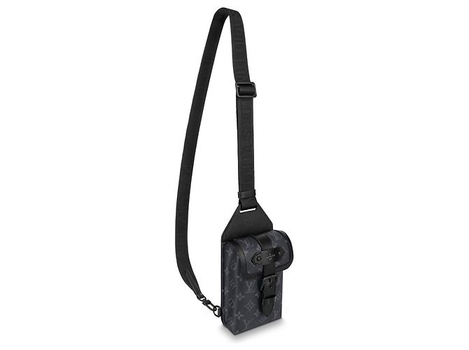 Louis Vuitton Borsa a tracolla LV Saumur nuova Nero - vista 4