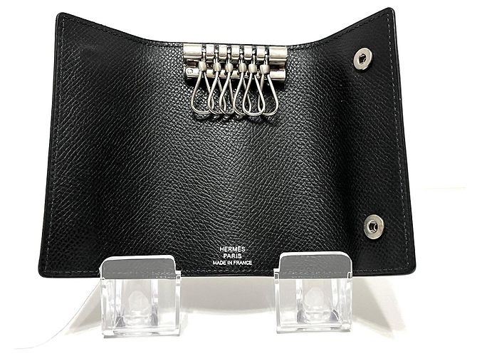 Ring Hermès Etui porte clés Negro - vista 3