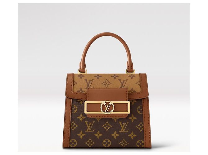 Borsa Louis Vuitton Dauphine Capitale Marrone Tessuto - vista 3