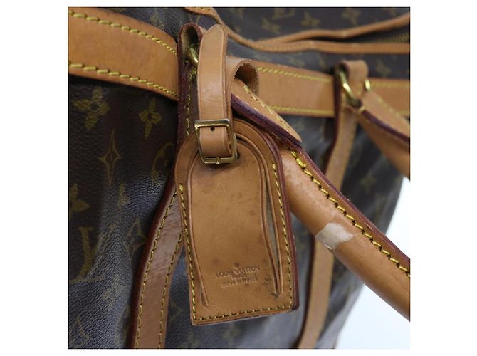 LOUIS VUITTON Monogram Sac Shan 55 Pet Carry M42020 LV Auth e4065 Monogramme - vue 19