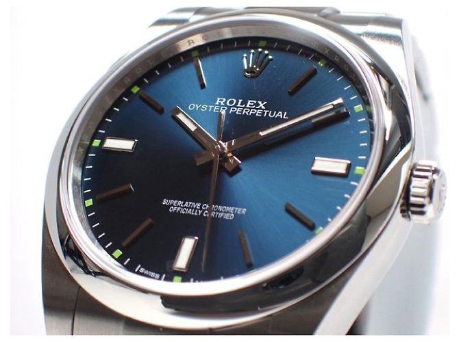 Rolex Oyster Perpetual 39 Blue dial 114300 Mens - view 3