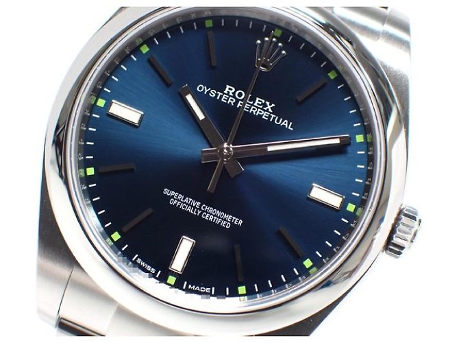 Rolex Oyster Perpetual 39 Blue dial 114300 Mens - view 4