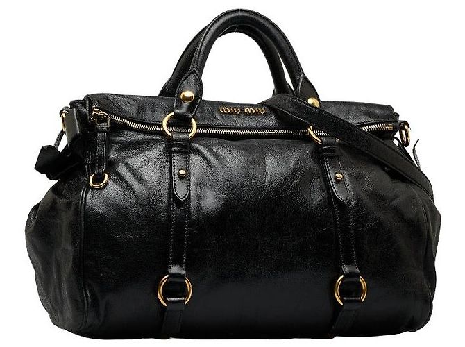 Miu Miu Borsa a tracolla Vitello Lux - vista 3