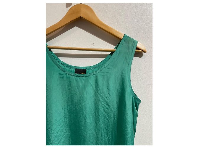 FENDI Tops T.IT 40 Seda Verde - vista 2