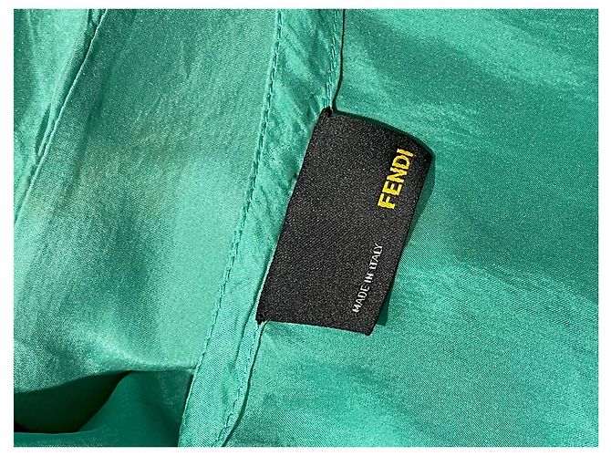 FENDI Tops T.IT 40 Seda Verde - vista 4