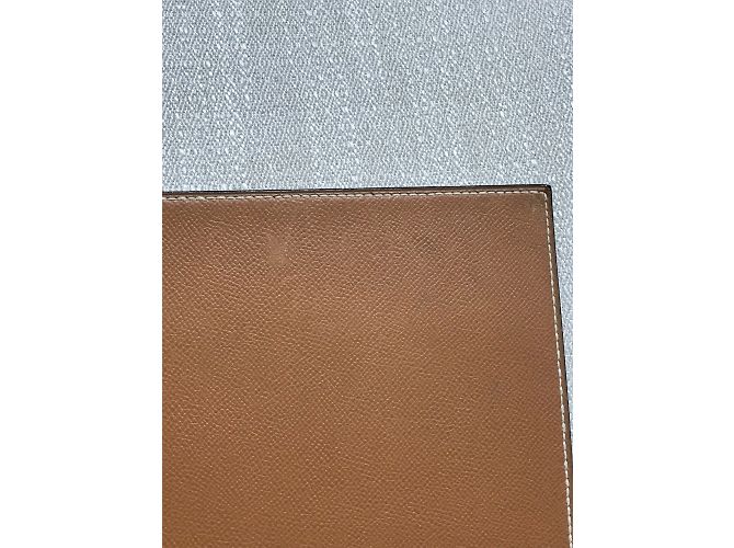 Hermès HERMES Purses, wallets & cases T.  Leather Camel - view 12