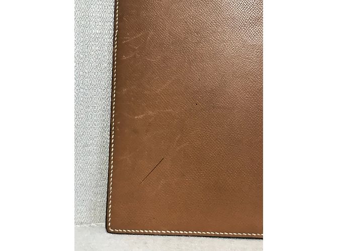Hermès HERMES Purses, wallets & cases T.  Leather Camel - view 5