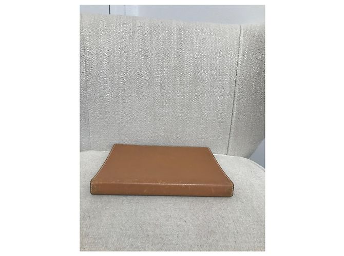 Hermès HERMES Purses, wallets & cases T.  Leather Camel - view 7